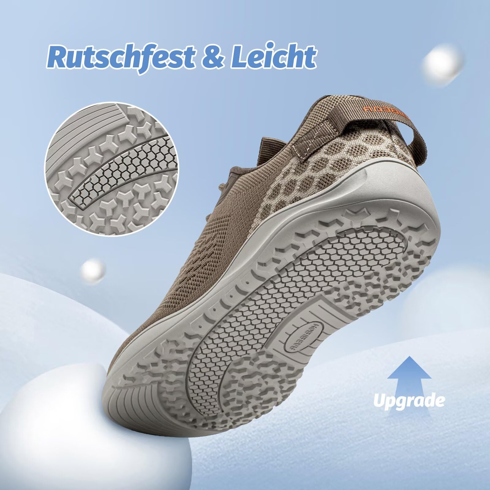 HOBIBEAR Scarpe minimaliste Unisex con Punta Larga Scarpe da Trail Running