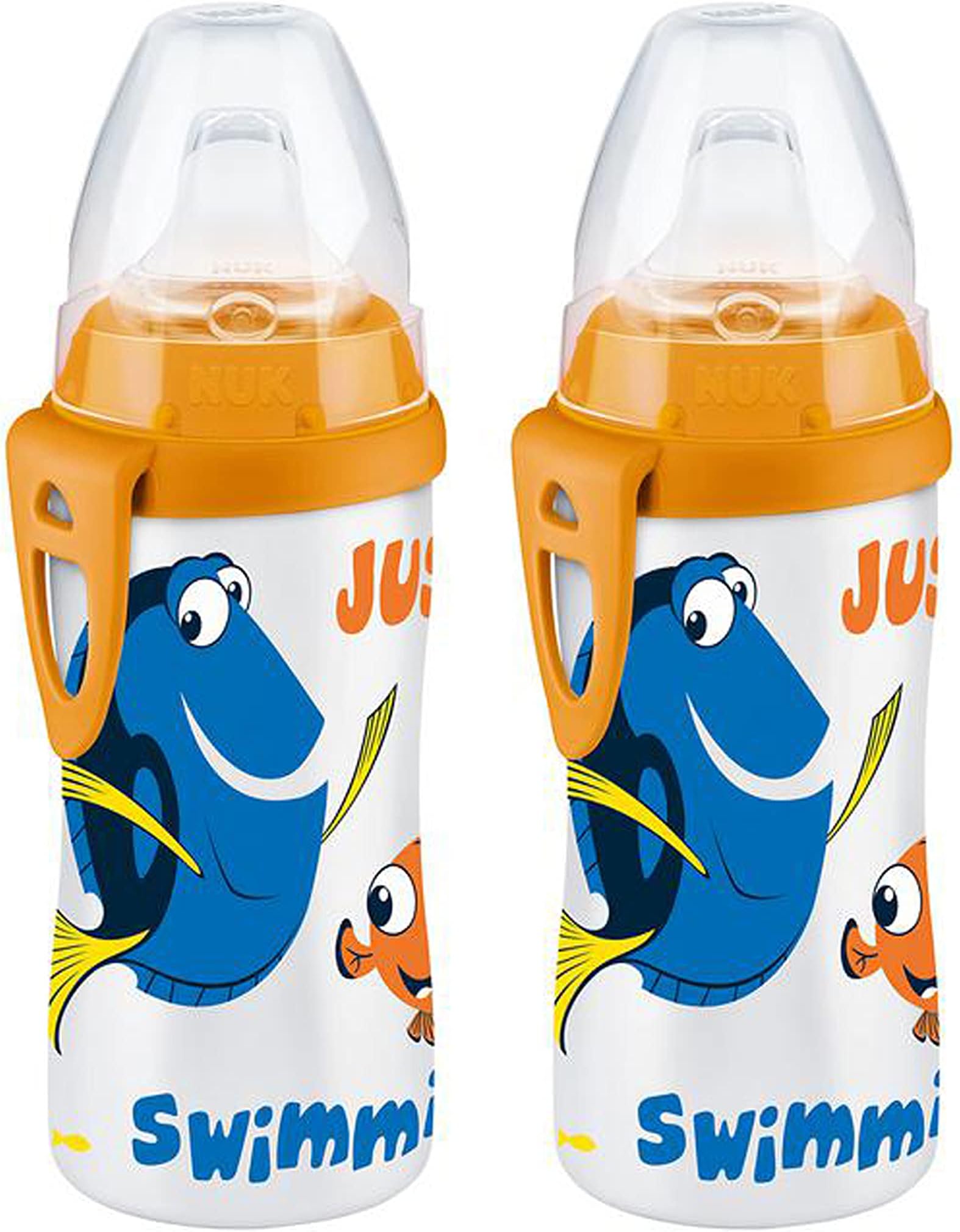 NUK Finding Dory Active Cup 10oz, 2 Count (Pack of 1) – BPA Free, Spill Proof Sippy Cup