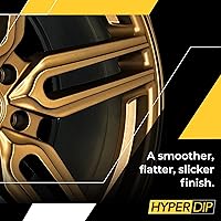 Vista 3 de Kit de Pintura para Llantas HyperDip de DipYourCar.com - Juego de bricolaje con latas de pintura en aerosol para automóviles - Protección removible