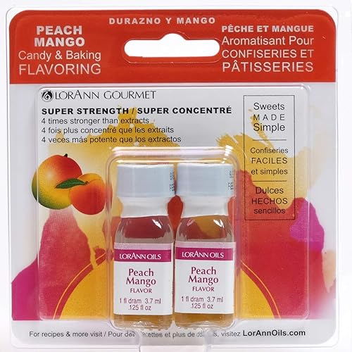Candy & Baking Flavoring .125oz 2/pkg-peach Mango
