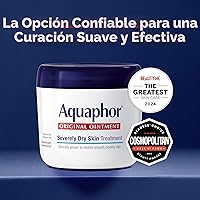 Vista 4 de Aquaphor Ungüento curativo, protector de la piel de terapia avanzada, ungüento curativo multiusos e hidratante corporal, regalos navideños