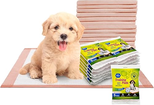 MED PRIDE Almohadillas de entrenamiento para perros 12 paquetes de 5 (60 almohadillas) Desechables, ultra absorbentes, almohadillas para orina de