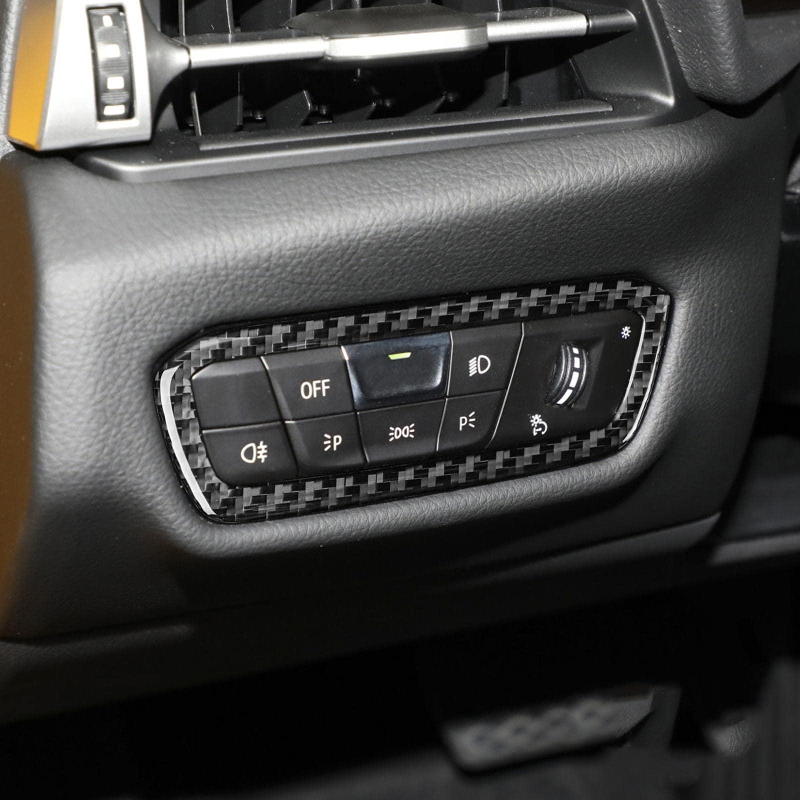 Merishopp Headlamp Switch Buttons er Carbon Fiber for A90 Soft and Durable-image-43