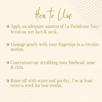 La Parisienne Face Scrub Glamour Gold 500 g