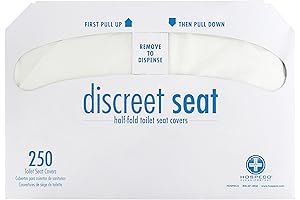 Disposable toilet seat covers for a clean bathroom