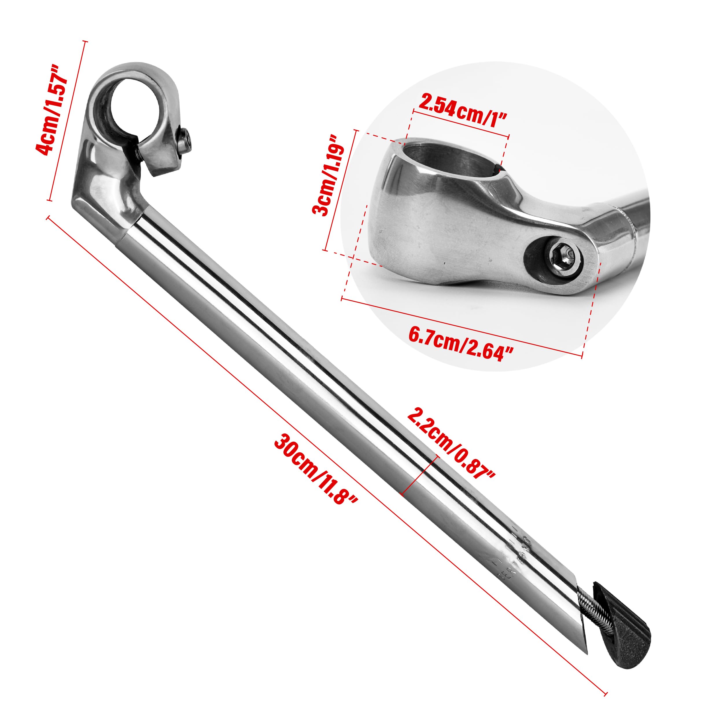 Amazon | BuleVina 自転車用クイルステム 22.2mm x 300mm クランプ