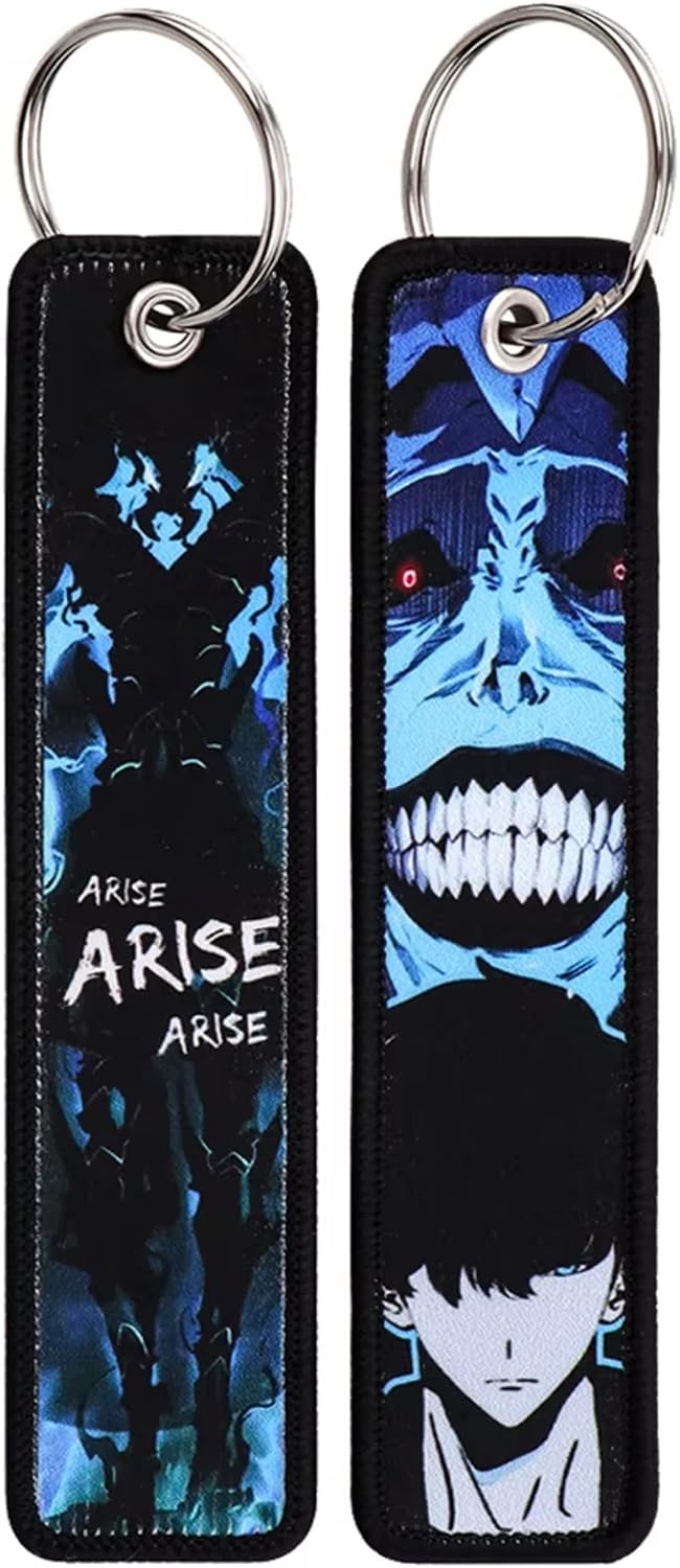 Solo Leveling Only I Level Up Arise South Korean Web Novel Comic Webtoon Anime Manga Keychain Key Tag Chain Fob Ring