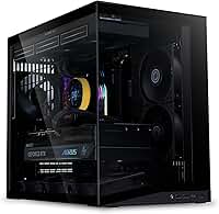 Gabinete Gamer Lian Li O11 Dynami Mini V2 Flow Preto Com 5 Fans O11DMIV2FX BLACK