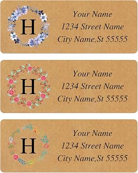 Custom Address Labels-Personalized Address Labels, Return Address Labels with Strong Adhesion,Can Be Used for Cardboard,Paper,Plastic Glass Metal 2.6x1 Inch, Set of 280
