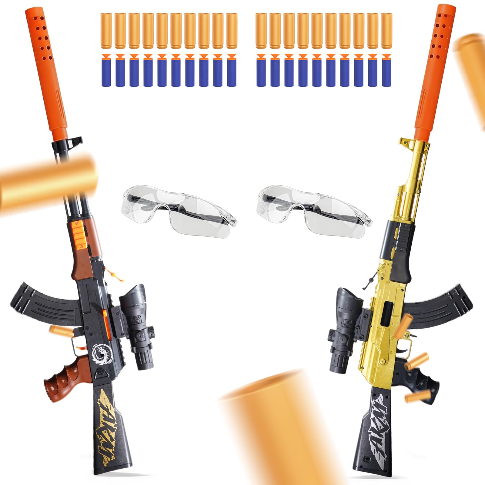 Photo 1 of 2 Pack Cuteland Foam Blaster 761022 JellyBullet Shooting, 18+