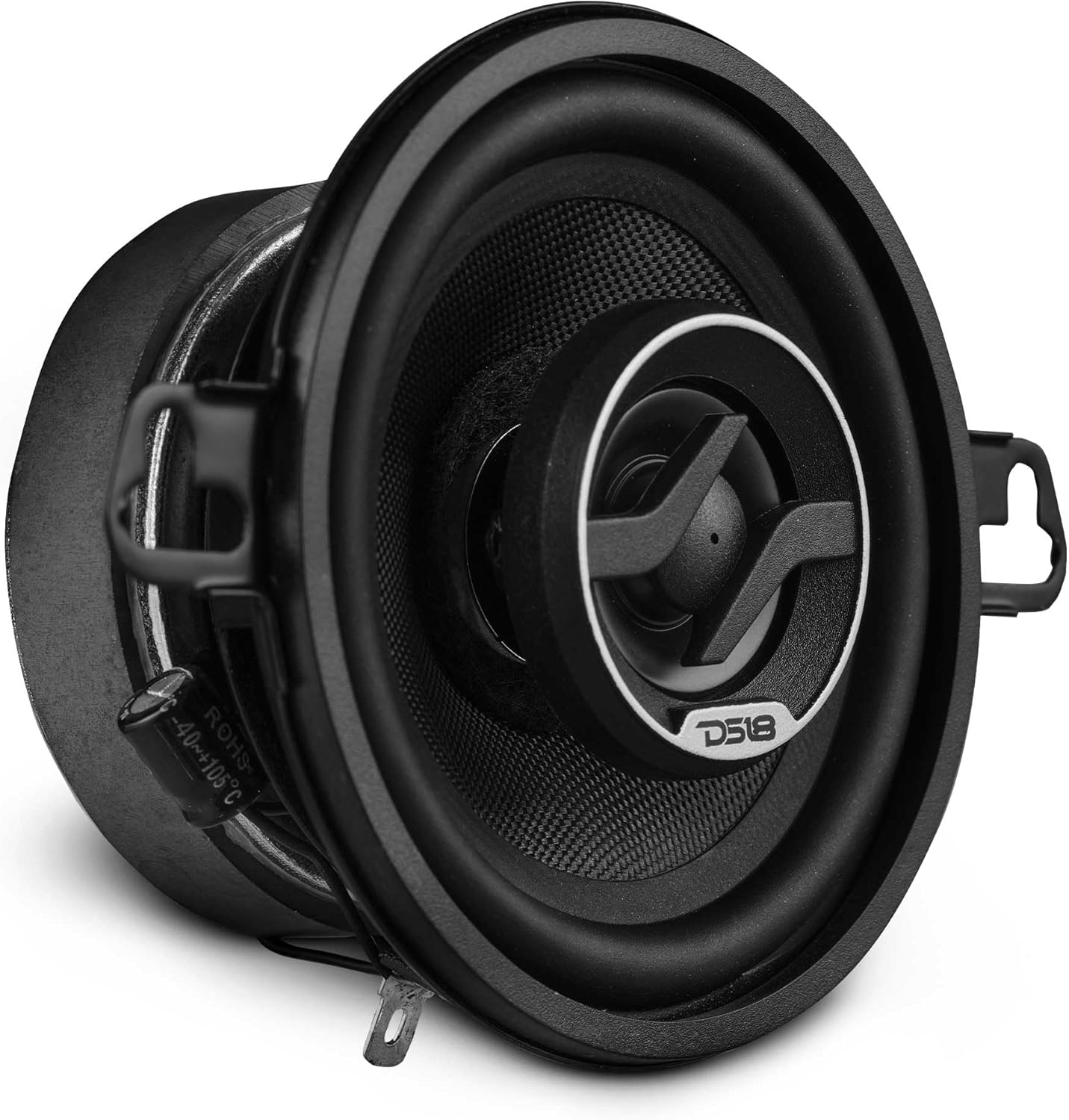 DS18 ZXI-3542 Full-Range 3.5" 2-Way Coaxial Speaker 4 Ohm - Car Audio Speakers Full Range, Easy Installation - Pair