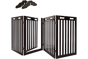 Arf Pets Freestanding Dog Gate with Door
