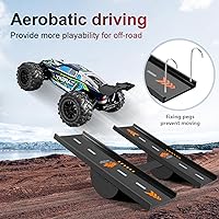 Vista 3 de Hobby Fans Rampa de salto de coche RC tablero de despegue Stunt Playset para 1/8 1/10 1/12 1/14 1/16 RC Crawler Accesorios