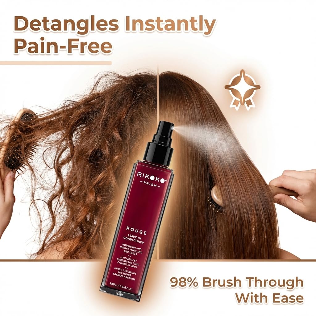 PRISM Pigmented Leave-in Conditioner for Color Treated Hair - Rouge Conditioner - 140 ML - Sulfate and Paraben-Free