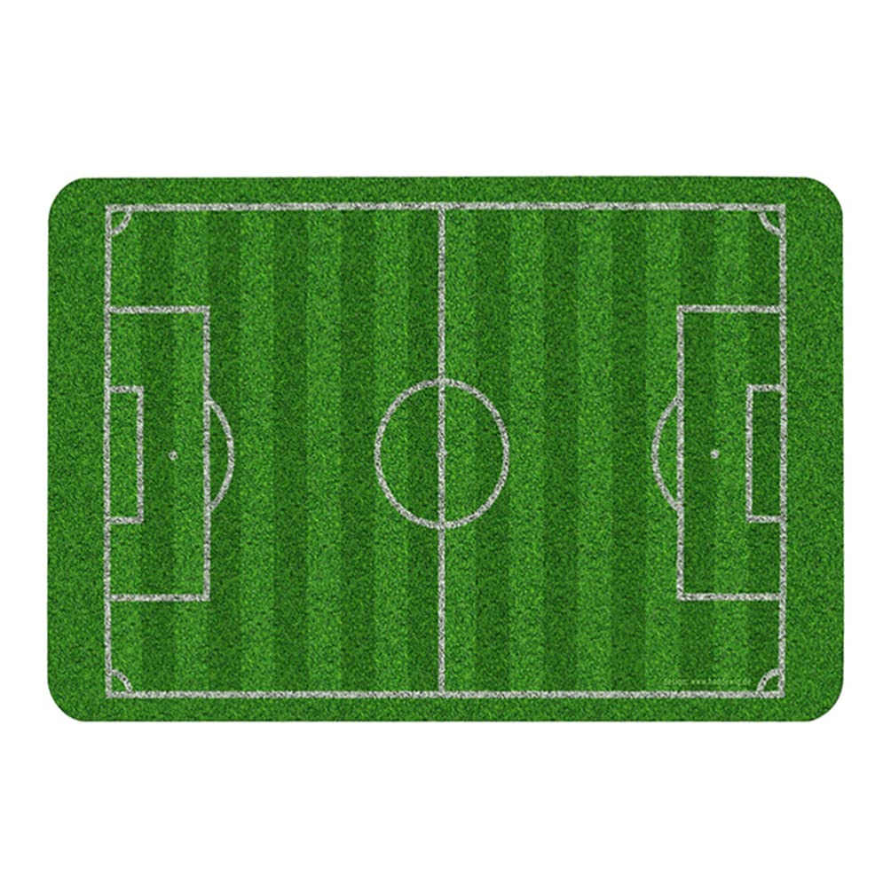 Felpudo de fútbol antideslizante para entrada y baño Alipis