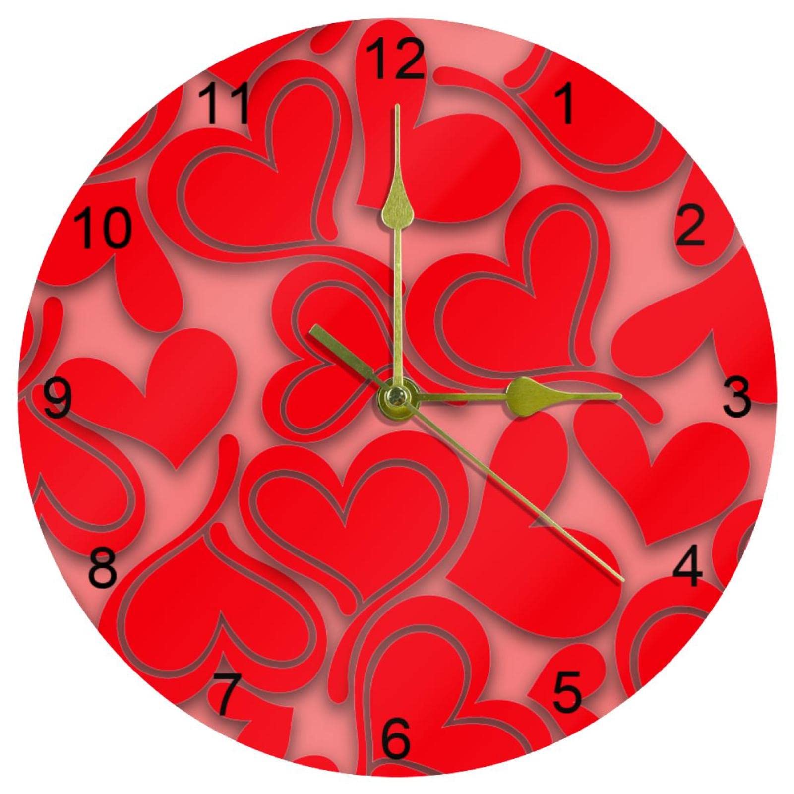 Horloge murale silencieuse décorative pour habiller les murs de la cuisine et du salon