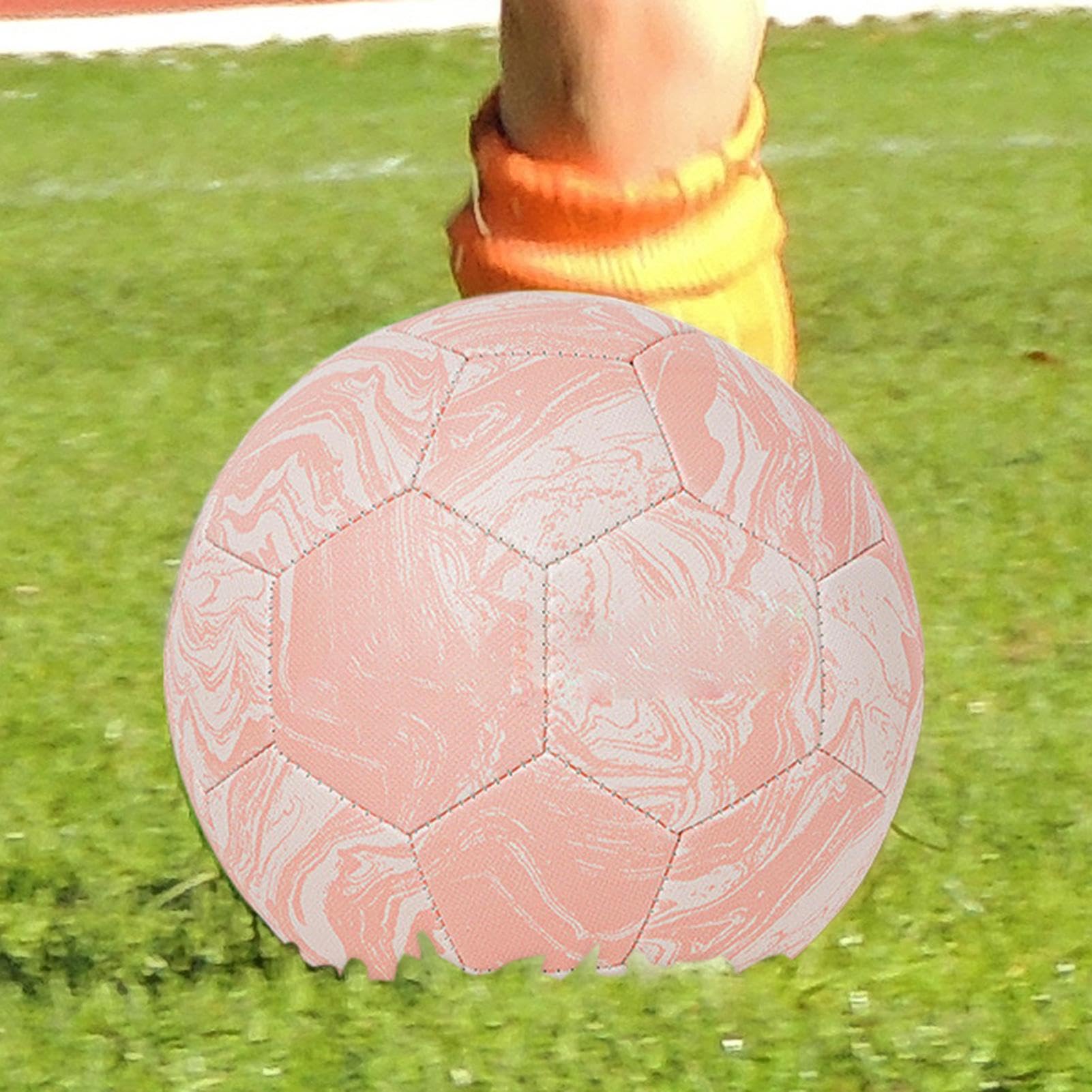 Pallone Da Calcio Standard Per Adulti Rivestimento In Pelle PU, Design | Sport Pallone Multiuso Per Bambini E Adulti Amanti Del Calcio, Giardino, Spiaggia, , Campo