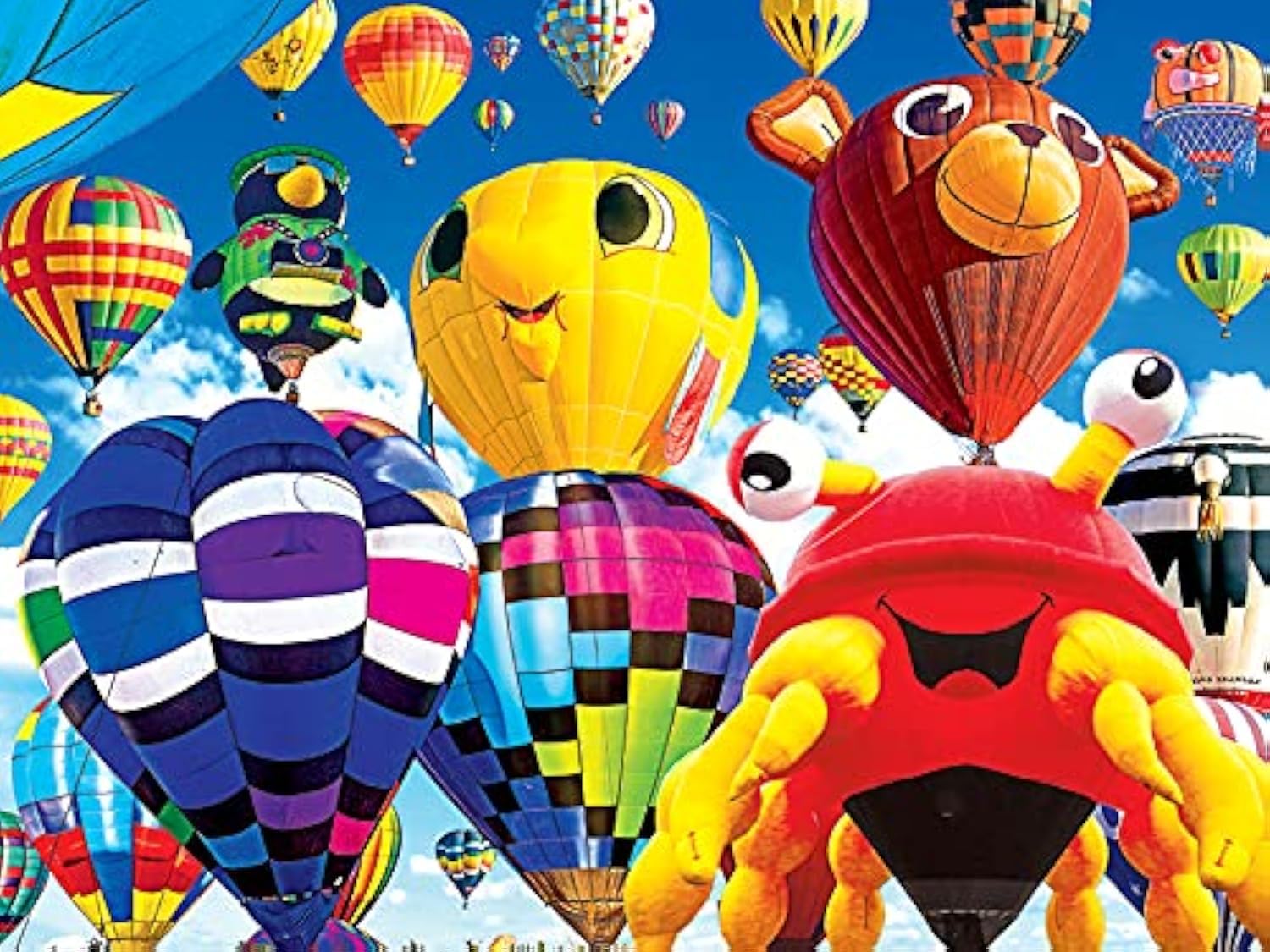 LPF Fun & Colorful Shaped Hot Air Balloons 500 Piece Colorluxe Premium Jigsaw Puzzle