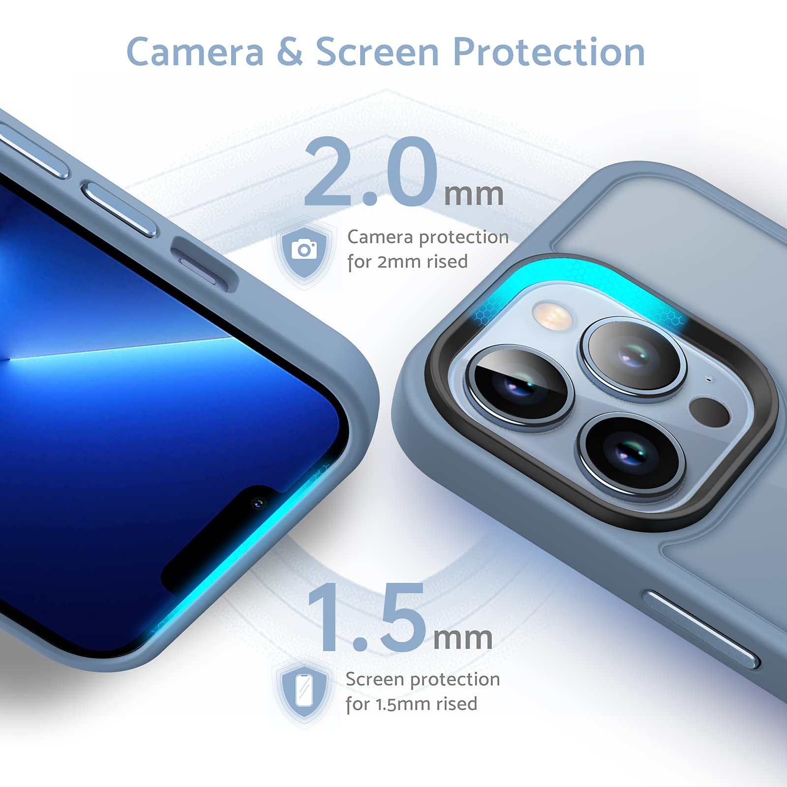 Anqrp Magnetica Cover per iPhone 13 Pro, [Compatible with Mag-Safe
