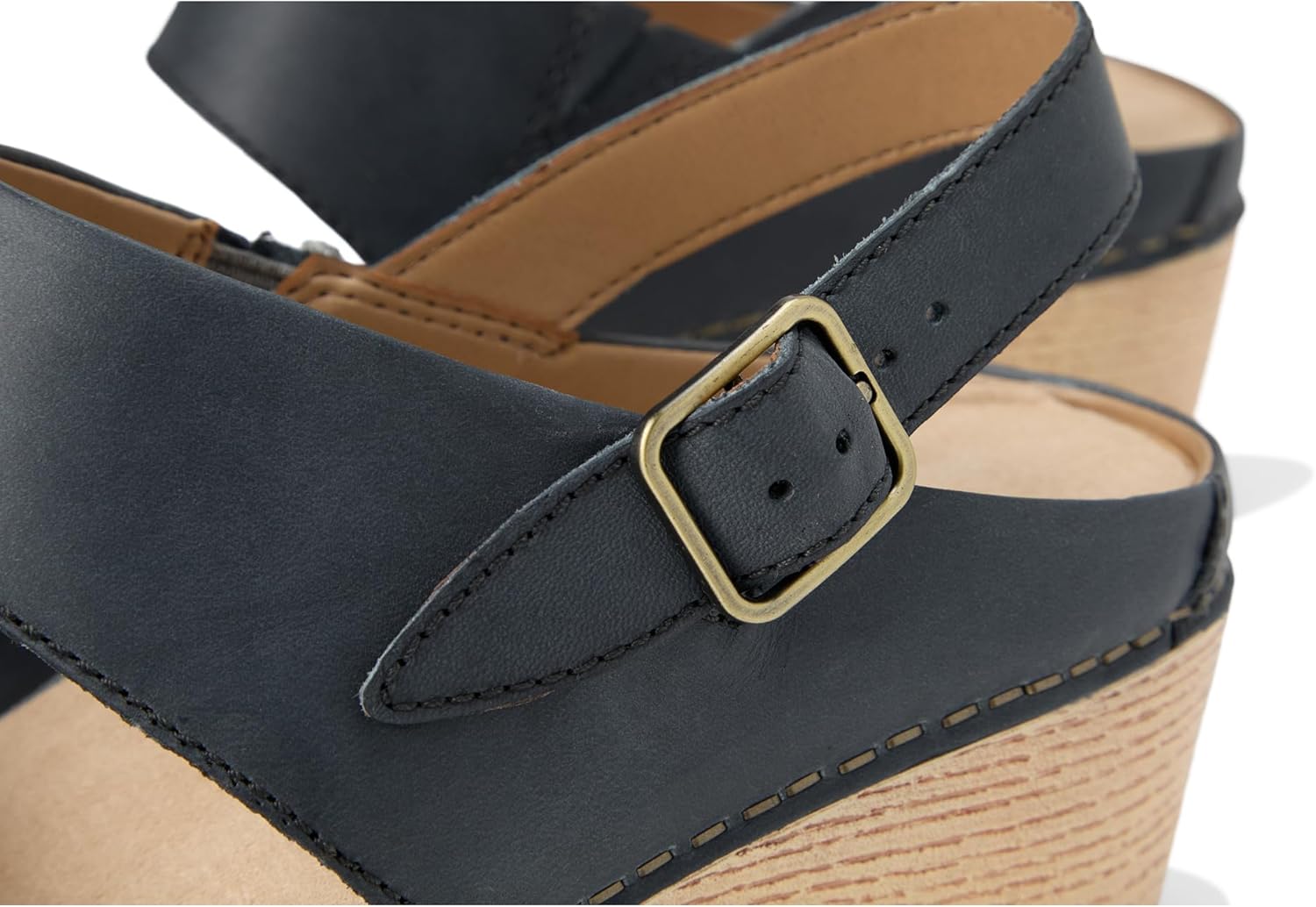 Dansko Lucia Closed-Toe Sandals for Women - Linings from Recycled Materials and Leather for Breathability- Lightweight Rubber Outsole for Long-Lasting Wear - Image 2