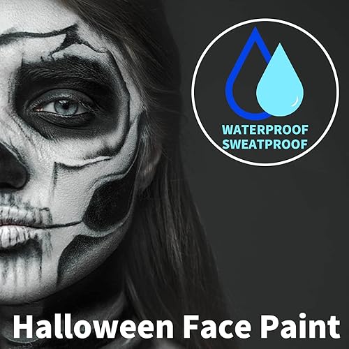 Miniatura 10 de MEICOLY Pintura corporal azul para rostro y cuerpo, negro, pintura facial azul real, palo deportivo Eyeblack Stick Softbol Fútbol Béisbol Lacrosse,