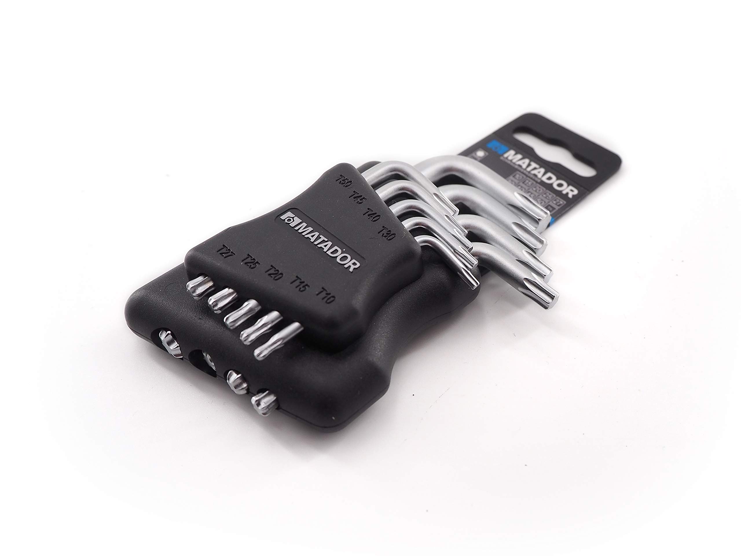 Clés coudées Torx MATADOR support T10 T50 tête sphérique outillage