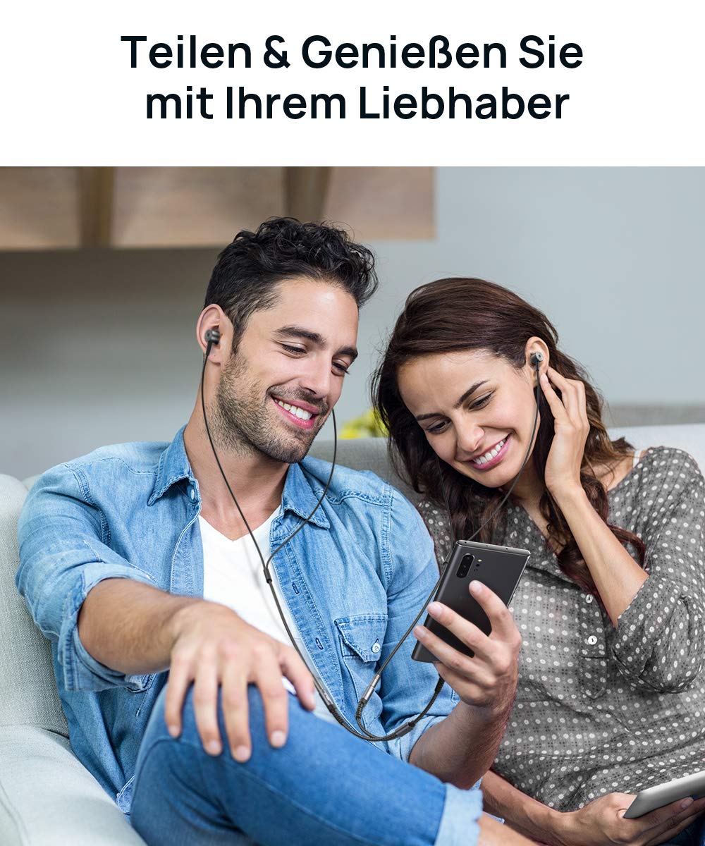 Usb Splitter JSAUX USB C Jack Headphone Splitter Aux-Adapter [28cm] USB C  To Usb Adapter, image size:1000x1200