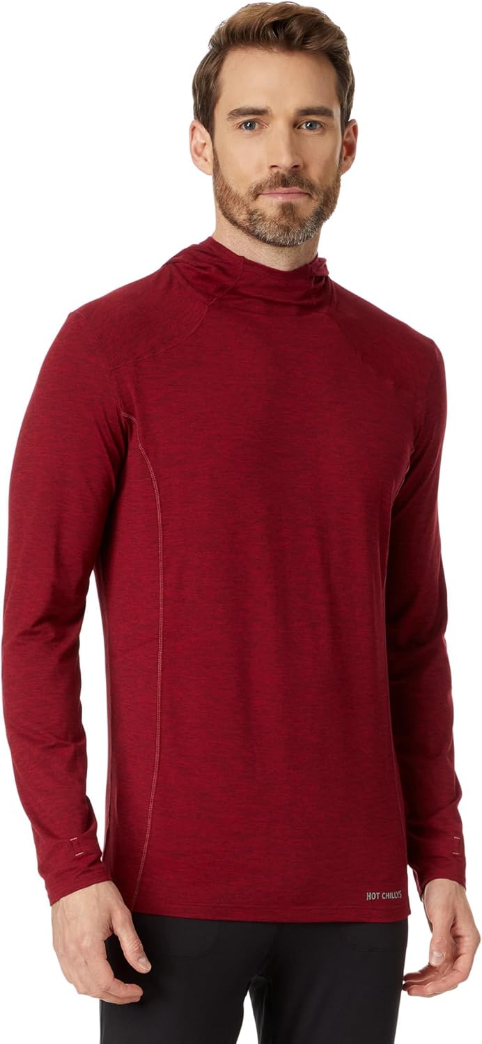 Hot Chillys Men's Clima Hoodie Midweight Relaxed Fit Base Layer