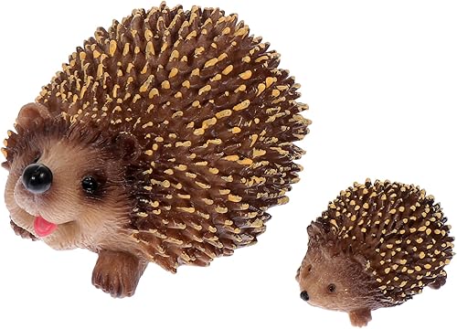 GANAZONO 2 figuras en miniatura para decoración del hogar, adornos de escritorio para bonsái y juguete de niño y niña, lindas decoraciones de