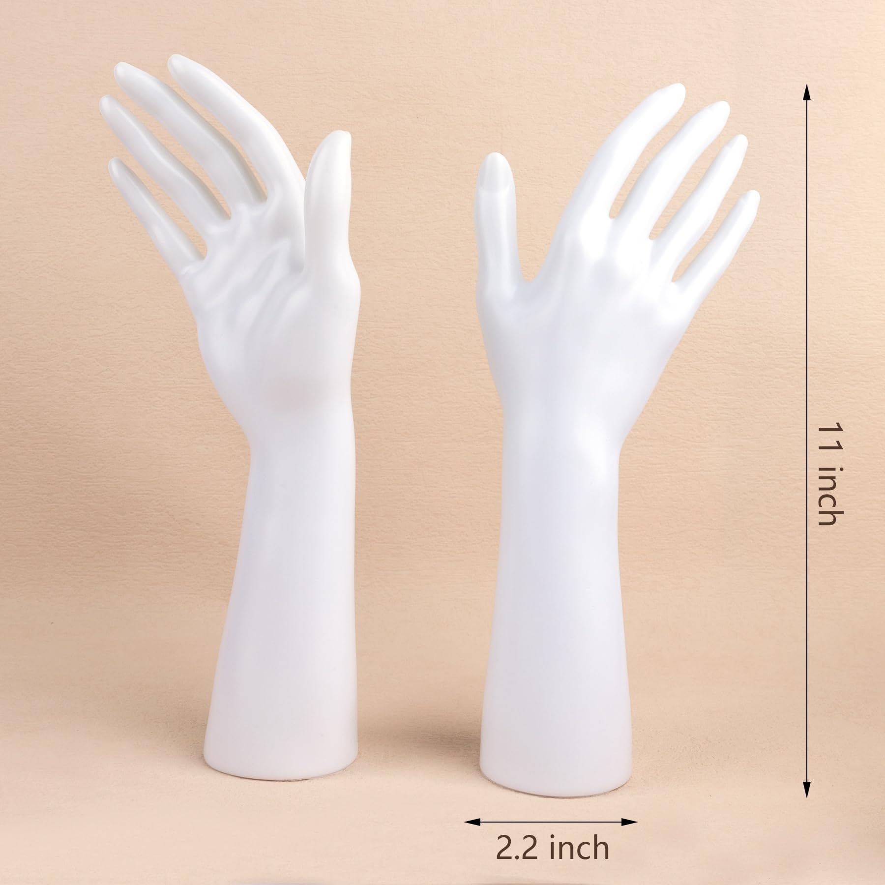 Mannequin Dell'esposizione Del Dito Dell'anello, Cremagliera Del