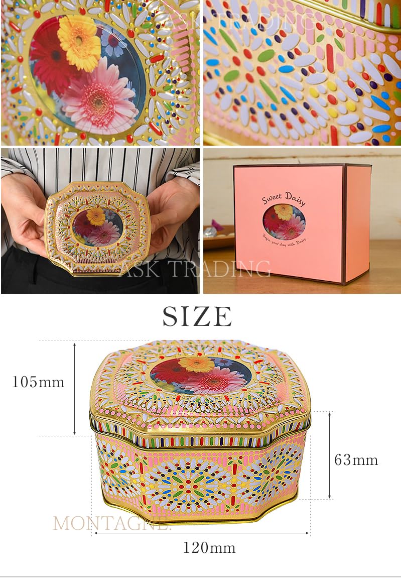 Amazon.co.jp: アンブロッソリー スウィートデイジー缶 キャンディ 飴