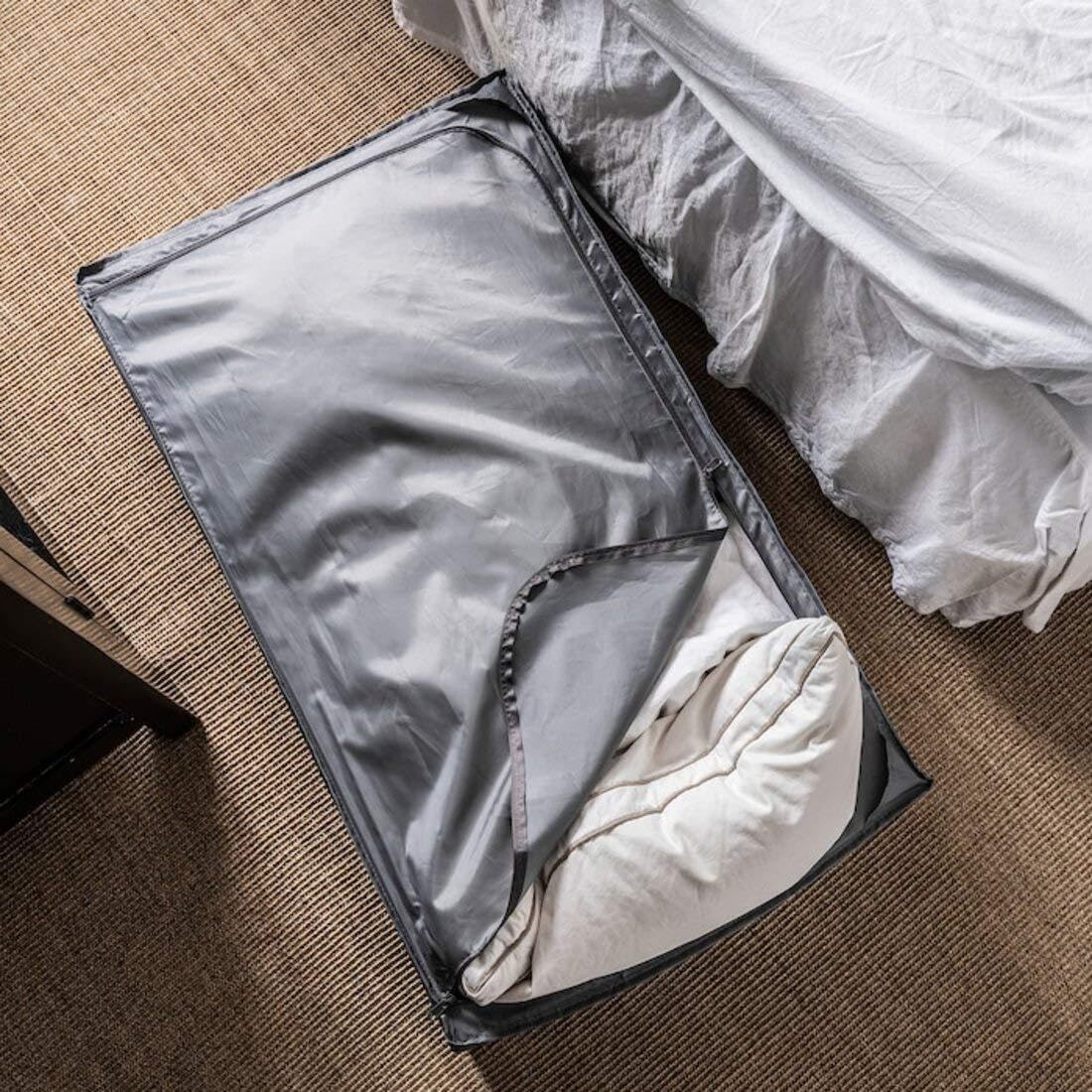 Amazon｜IKEA/イケア SKUBB：収納ケース93×55×19cm ダークグレー