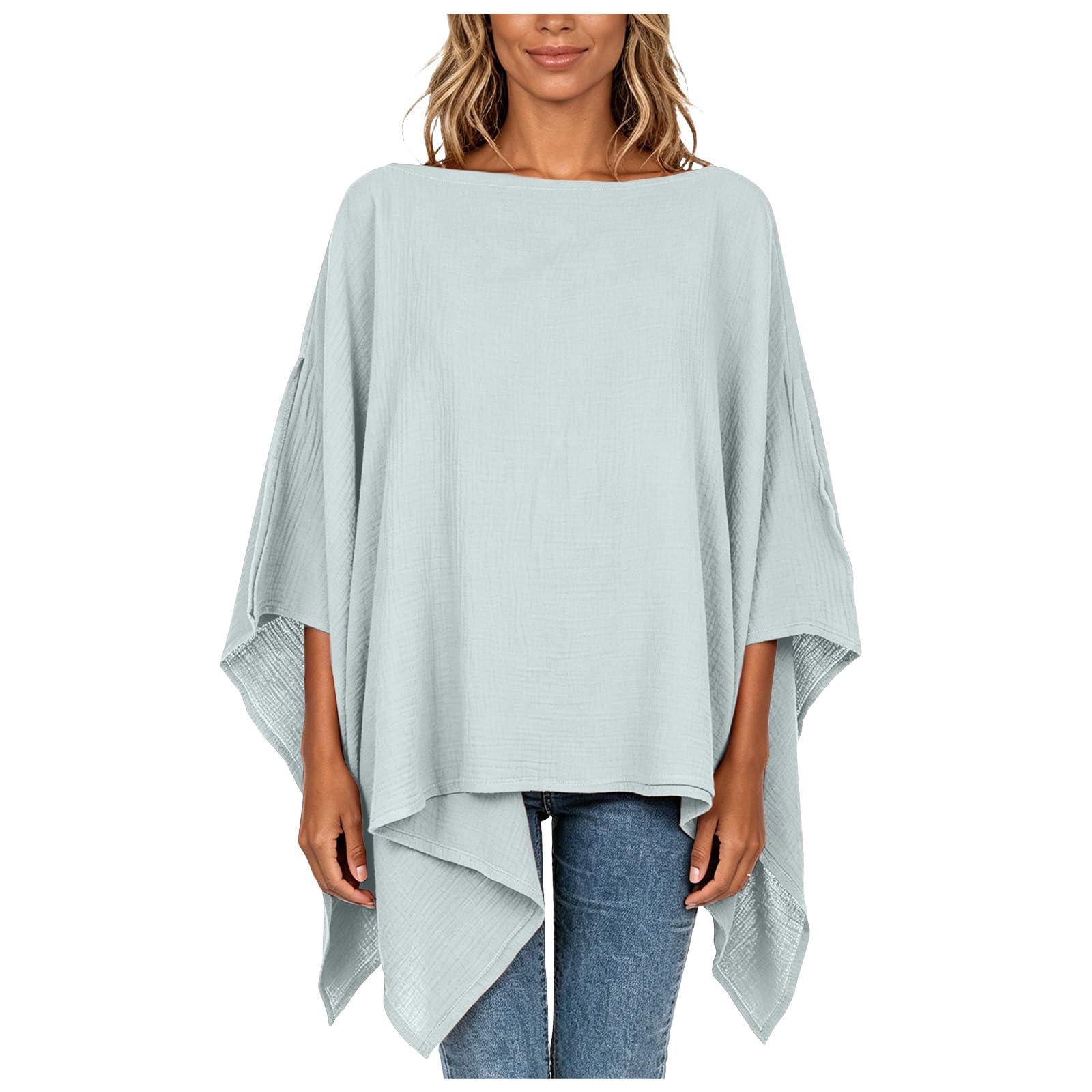 Nursing Cover for Breastfeeding 360° Full Coverage Nursing Poncho Viscose Soft and Breathable for Breastfeeding 2026 (Grey, One Size)