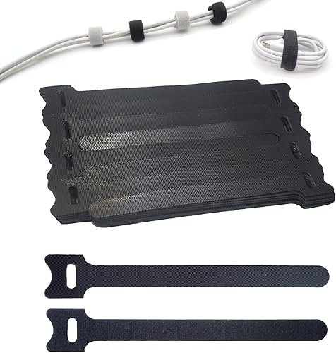 100 bridas para cables, organizador de cables reutilizable de 6 pulgadas, organizador de cables multifuncional, perfecto para la gestión de cables