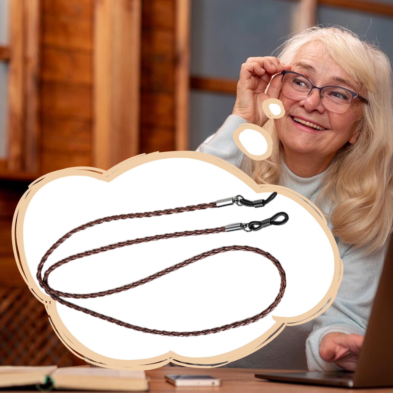 Brillenhalter-Sonnenbrillenband, verstellbares Sonnenbrillenband,Sonnenbrillen-Umhängeband | 27,56 Zoll weiche verstellbare Sonnenbrillenhalter-Lanyard-Kordel für Frauen