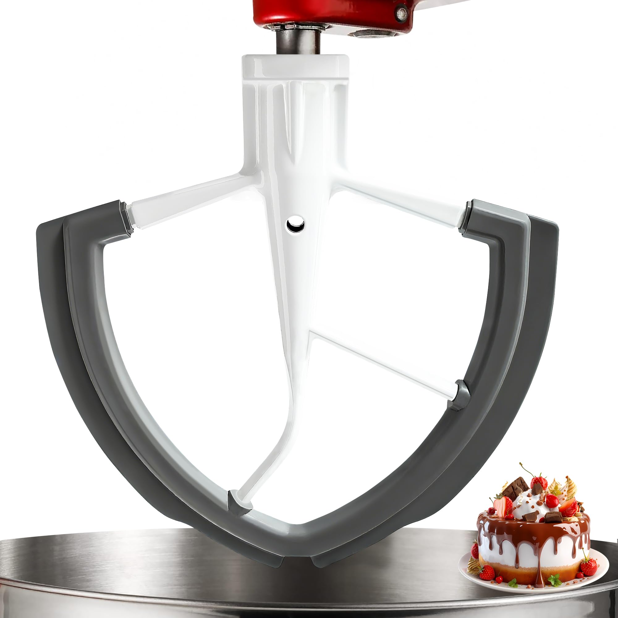 Flex Edge Beater for KitchenAid 5.5-6QT Bowl-Lift Mixers by COADOW