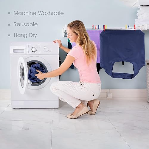 Vista 48 de BeeGreen Bolsas para comestibles, lavables a máquina, paquete de 12 bolsas extragrandes reutilizables, resistentes, plegables con banda Moss Marrs