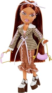 Bratz Stylin' Yasmin Fashion Doll with Customizable T-Shirt for You and Accessories