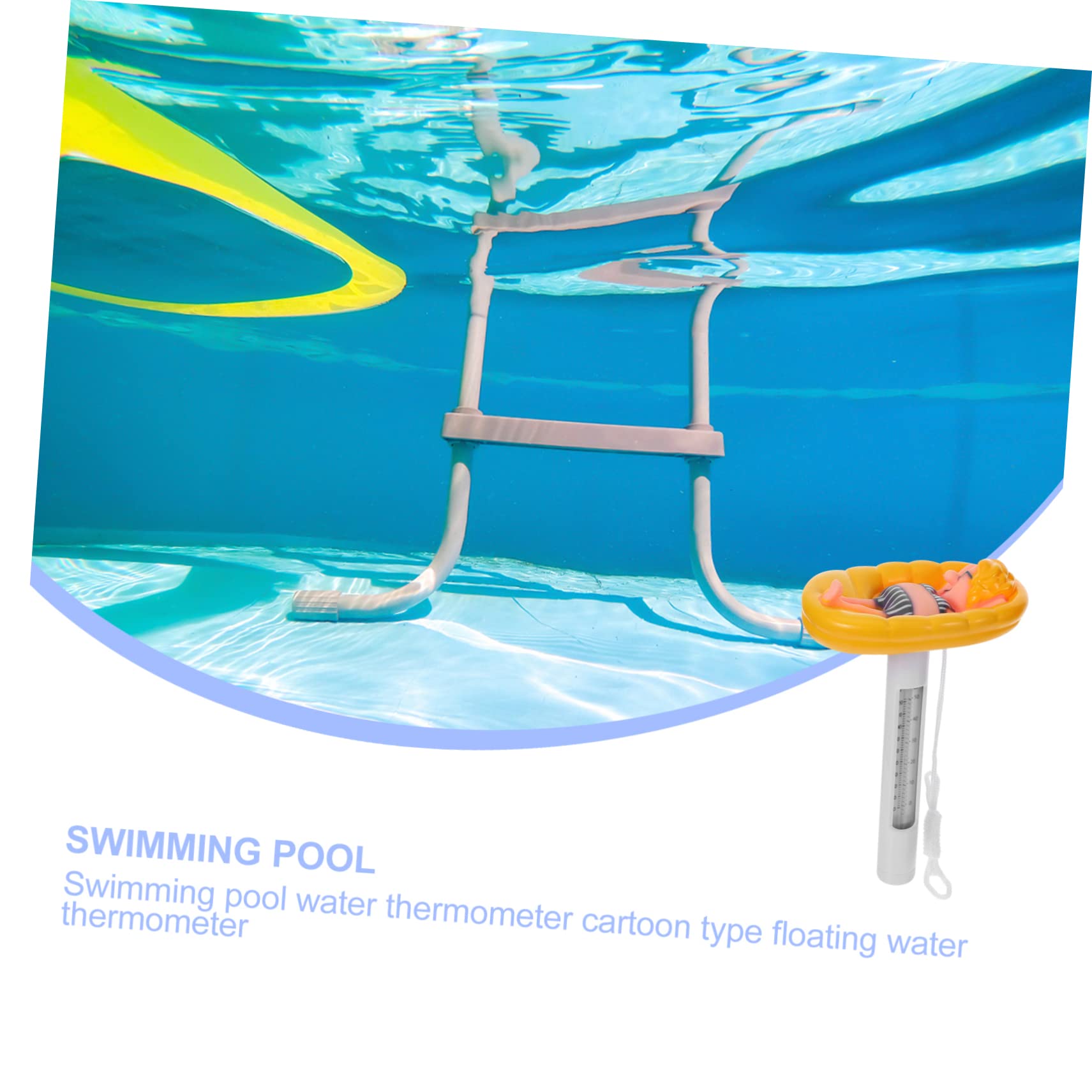 HEMOTON 3 Pièces Thermomètre Flottant Design Cartoon Mesure Rapide de Température de Eau pour Spa Aquarium