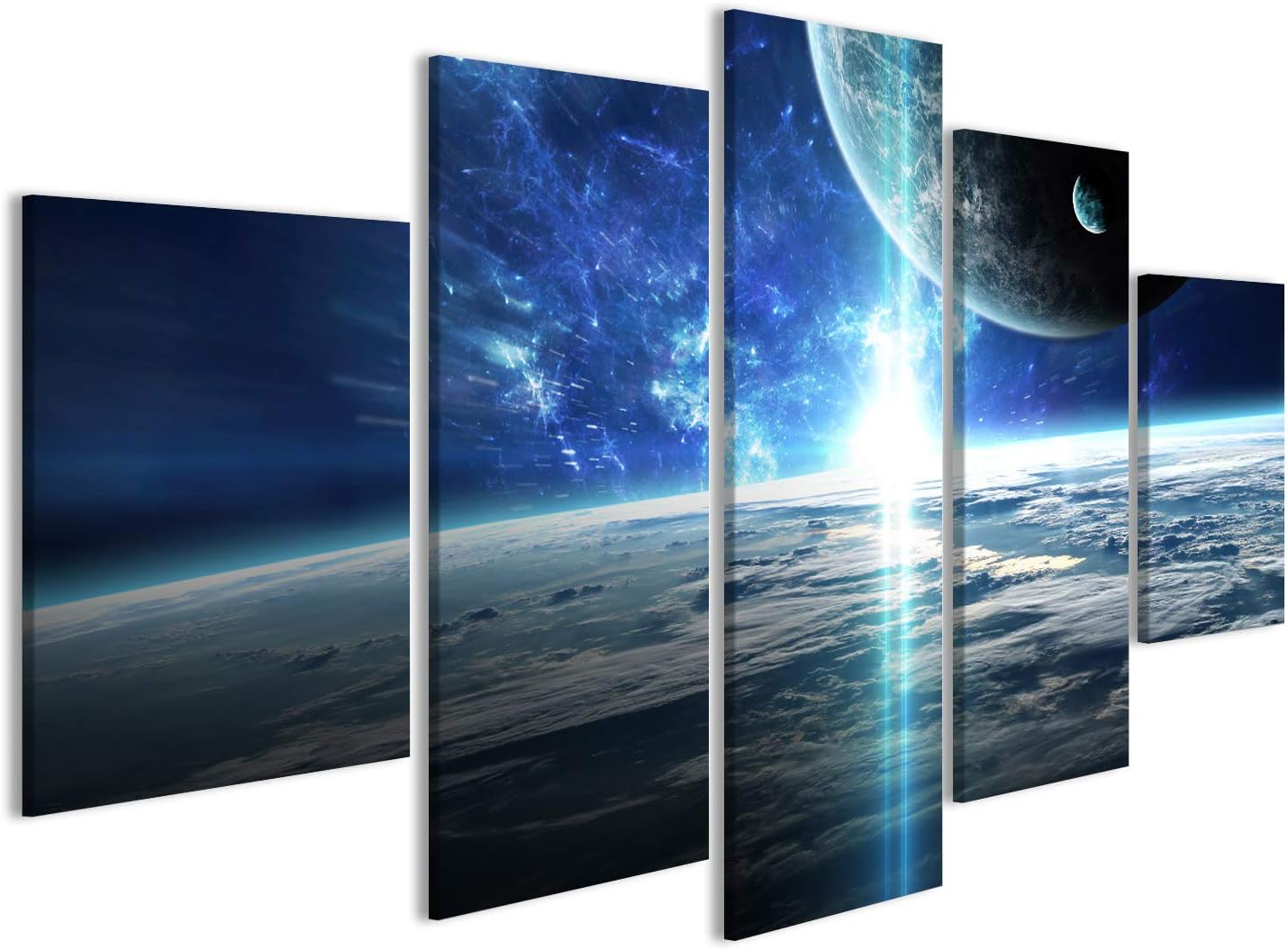 Andromeda-Galaxie Leinwandbild 80x40cm - Astronomie Wanddekoration