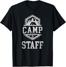 CAMP STAFF Campground Crew Summer Camping Counselor Director T-Shirt