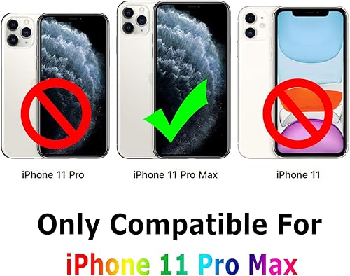 Miniatura 2 de TENOC Funda de teléfono compatible con iPhone 11 Pro Max de 6.5 pulgadas, transparente ultra delgada, funda protectora de TPU suave
