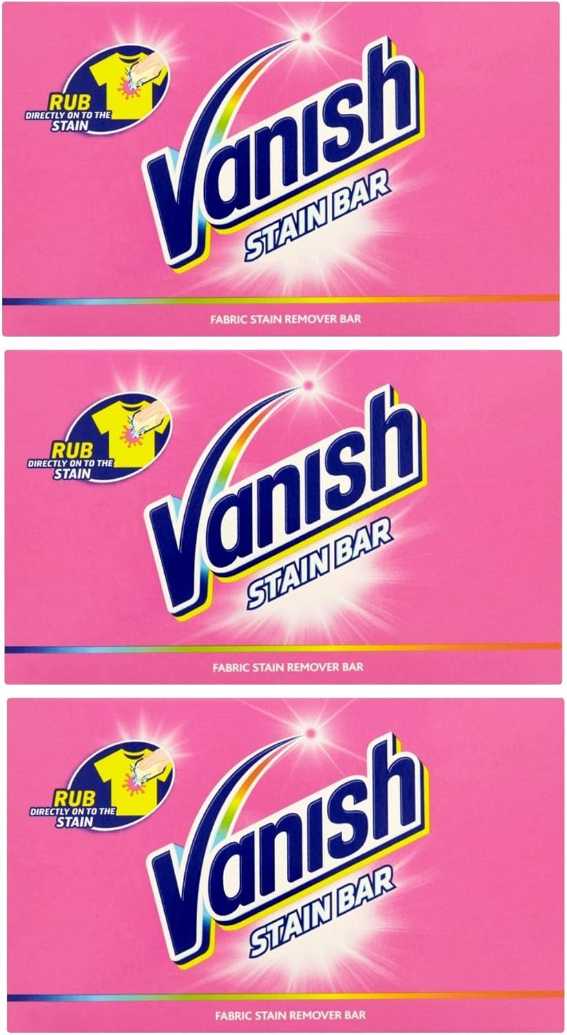 Vanish Stain Remover Bar 75g x 3 Amazon.co.uk Grocery