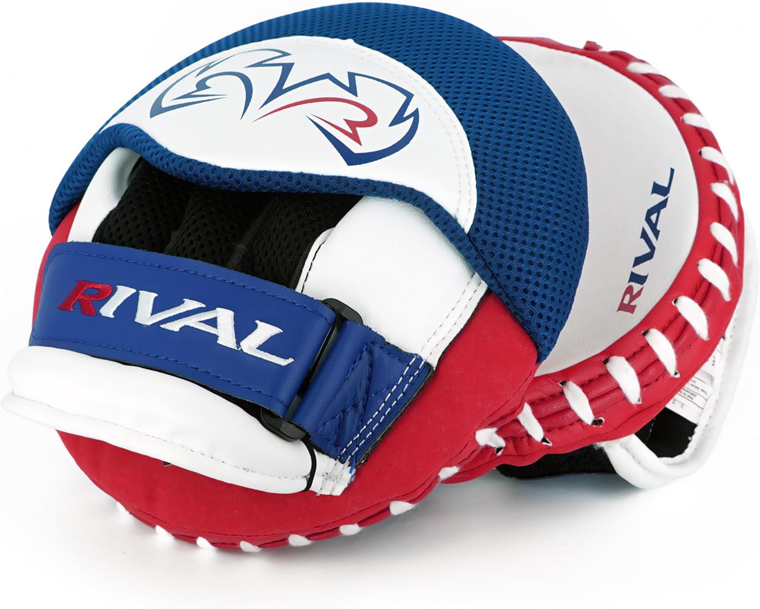 RIVAL Boxing RPM5 2.0 Parabolic Punch Mitts - Perfect for Precision and Combination Punching, 7" Diameter Striking Surface