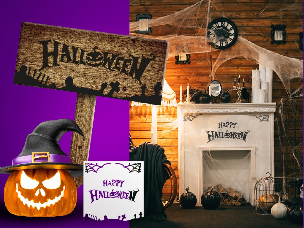 ぷっくりアート『ハロウィン』 ぷっくりハロウィンロゴイラスト - No: 24175705｜無料イラスト