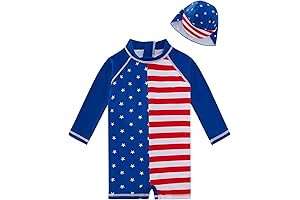 Little Boys Long Sleeve Sun Protection Swimsuit