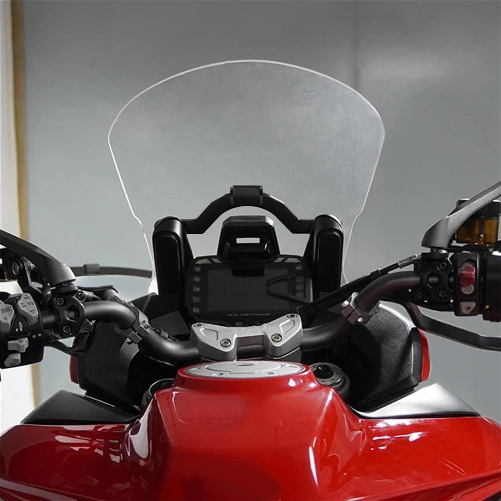 Soporte Navegación para Motocicleta para Ducati Multistrada 1260 S Grand Tour 2020, Enduro, Pro 2019-2024 para GPS Soporte De Placa GPS Navegación De Motocicleta