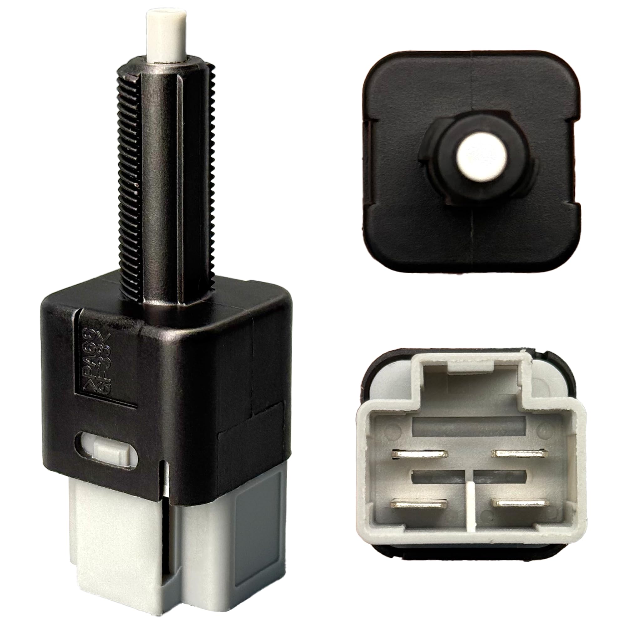 Stop Light Lamp Switch Assembly Compatible with Nissan Altima 2013-2018 Pathfinder 3.5L V6 2017-2022 Replaces 25320-AX11A 25320AX11A SLS594 Brake Light Switch-image-48