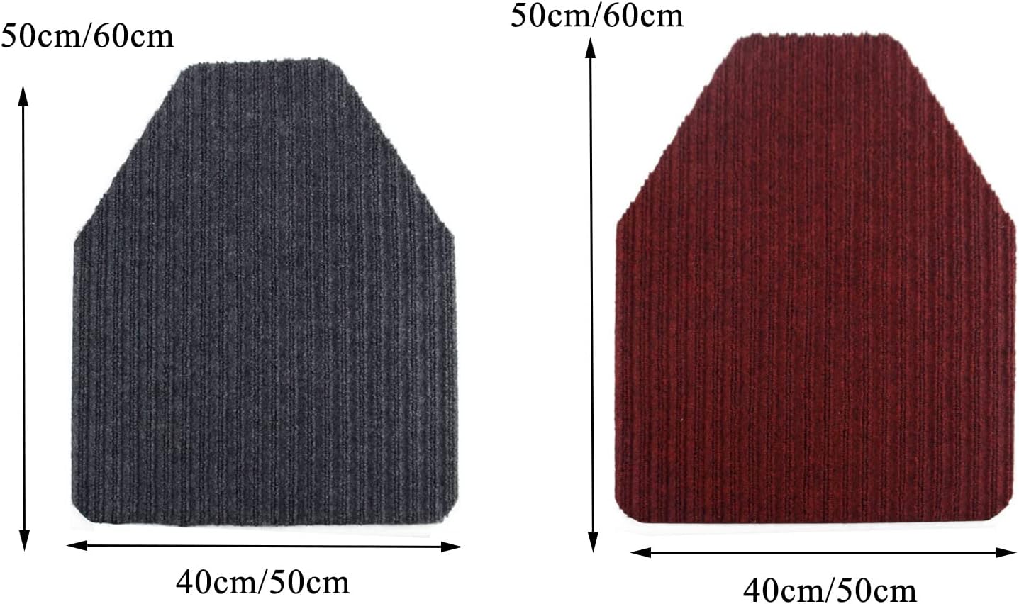 Urinal Mat,Nonslip Bathroom Urinal Floor Pads,Commercial and Restaurant restrooms,Men's Restrooms & Bathrooms,Reusable/Washable (Blue 40 * 60cm) (Dark