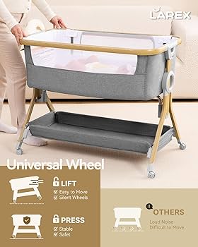 【美品】e’crue bebe chest キッズ用 Amazon.com: Larex Baby Bassinet Bedside Sleeper for Baby